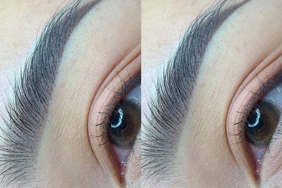 Sau khi phun xăm có điêu khắc chân mày được không? Có đẹp không?