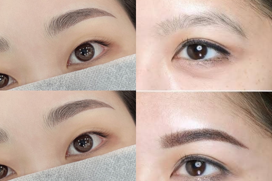 Công nghệ Thêu mày vi điểm phủ kín vùng chân mày Công nghệ Thêu mày vi điểm phủ kín vùng chân mày