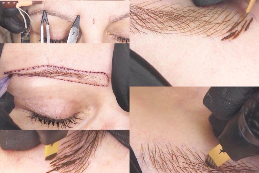 Điêu khắc chân mày hairstroke và microblading là những kỹ thuật làm đẹp hiện đại Điêu khắc chân mày hairstroke và microblading là những kỹ thuật làm đẹp hiện đại
