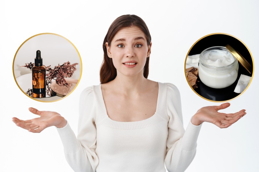 Sử dụng kem dưỡng sau khi dùng serum để khóa dưỡng chất hiệu quả