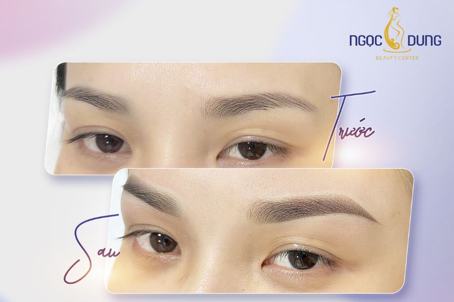 Dáng mày thần thái, sắc nét, đẹp trọn nét riêng của khách hàng tại Ngọc Dung Dáng mày thần thái, sắc nét, đẹp trọn nét riêng của khách hàng tại Ngọc Dung