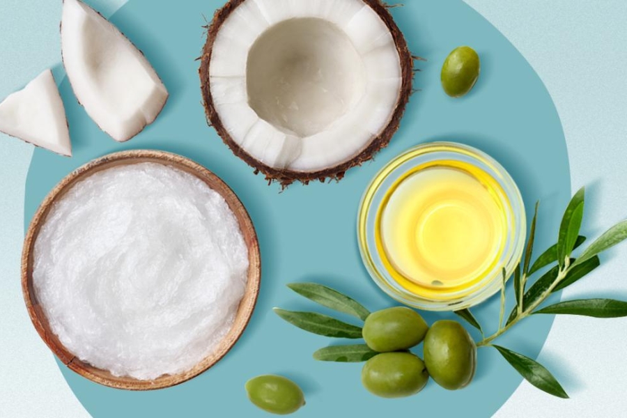 Da sạch sâu hơn khi tẩy trang với dầu dừa và dầu oliu