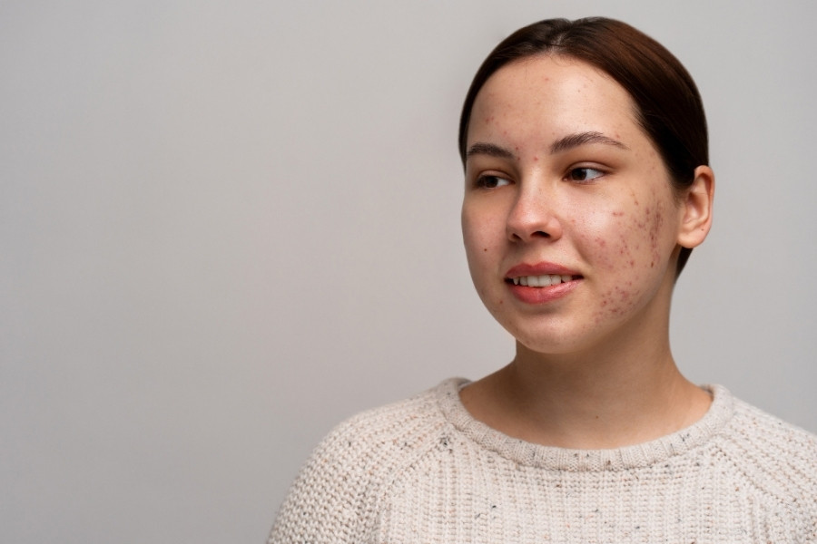 Da mặt dễ bị nổi mụn hơn khi mang thai