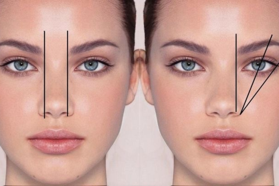 Hai đầu lông mày thêu sợi nên có khoảng cách vừa phải, không quá gần hoặc quá xa Hai đầu lông mày thêu sợi nên có khoảng cách vừa phải, không quá gần hoặc quá xa