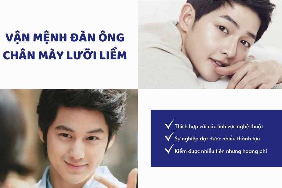 Đàn ông lông mày lưỡi liềm thường kiếm tiền giỏi nhưng lại rất hoang phí Đàn ông lông mày lưỡi liềm thường kiếm tiền giỏi nhưng lại rất hoang phí