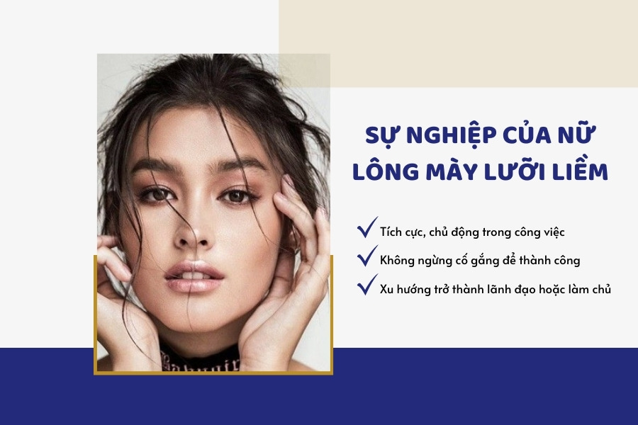Phụ nữ có lông mày hình lưỡi liềm thường tích cực và chủ động trong công việc Phụ nữ có lông mày hình lưỡi liềm thường tích cực và chủ động trong công việc