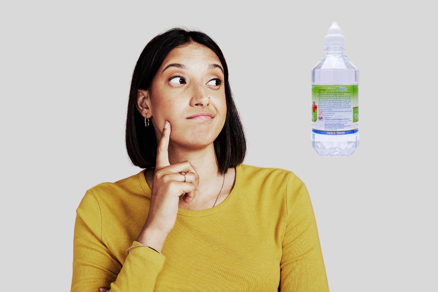 Nước muối sinh lý là sự lựa chọn tuyệt vời dành cho da dầu