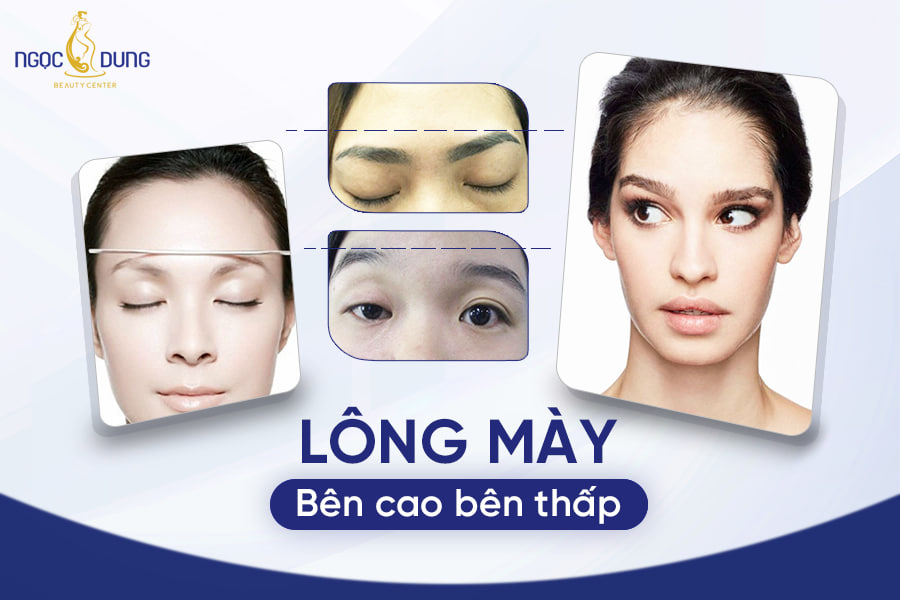 Dáng lông mày bên cao bên thấp không chỉ ảnh hưởng đến thẩm mỹ mà còn mang số mệnh không tốt