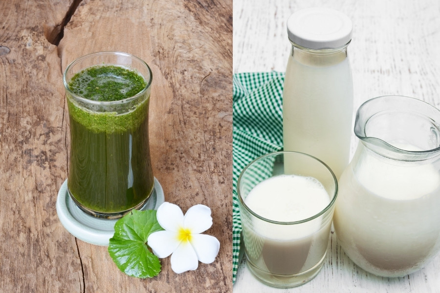 Mặt nạ rau má sữa tươi làm mềm mịn da làm mặt nạ rau má sữa tươi