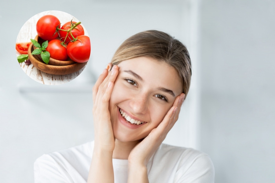 Cà chua đắp mặt có tác dụng gì? Mặt nạ cà chua có khả năng ngăn chặn dấu hiệu lão hóa da mặt nạ cà chua giúp ngăn ngừa lão hóa