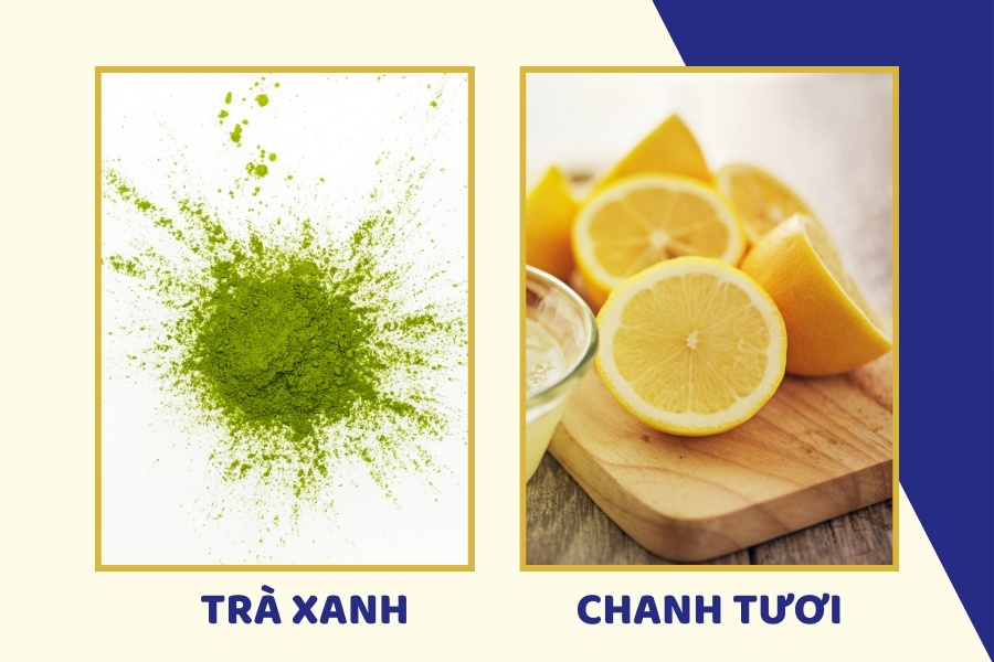 Công thức trị mụn bằng trà xanh và chanh là cứu cánh cho những chị em đang có làn da dầu mụn