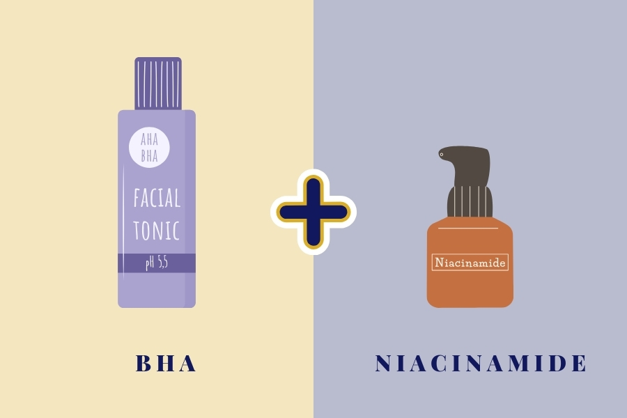 BHA có dùng chung với Niacinamide trong skincare hay không? BHA có dùng chung với Niacinamide trong skincare hay không?