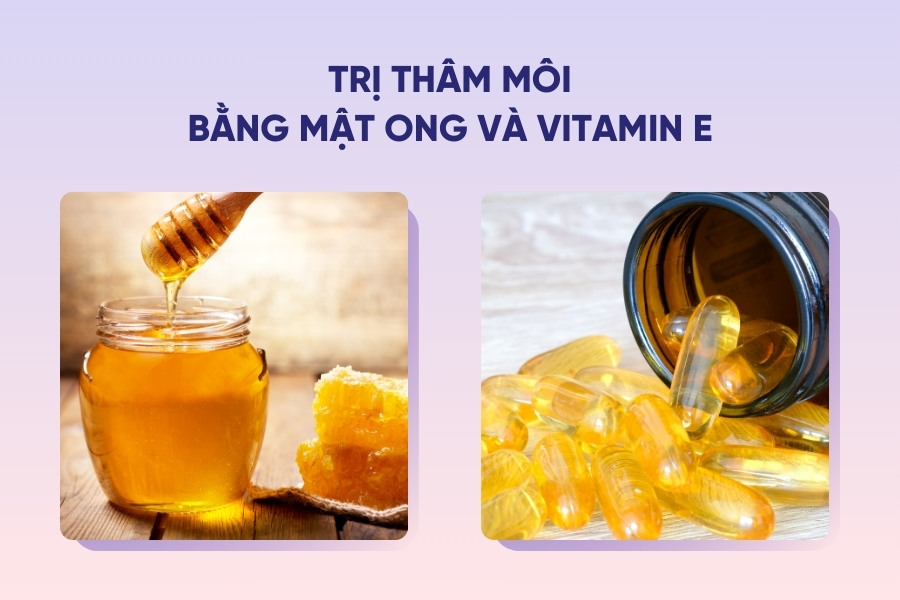 dưỡng ẩm và trị thâm môi bằng mật ong và vitamin e dưỡng ẩm và trị thâm môi bằng mật ong và vitamin e