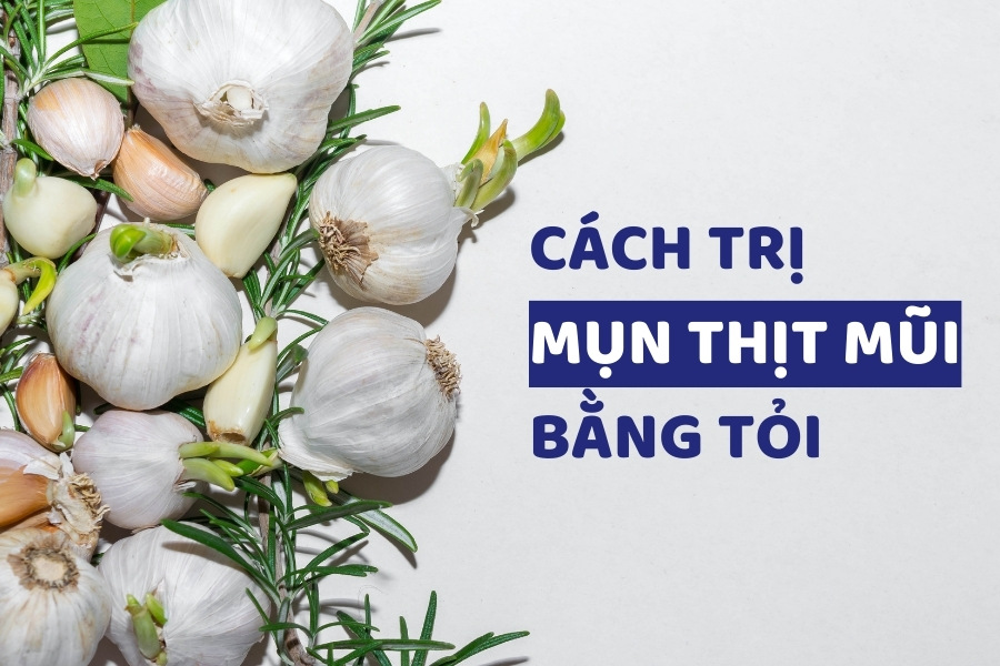 Có thể dùng tỏi để chữa mụn thịt mũi do trong tỏi có chứa emzym kháng khuẩn Có thể dùng tỏi để chữa mụn thịt mũi do trong tỏi có chứa emzym kháng khuẩn