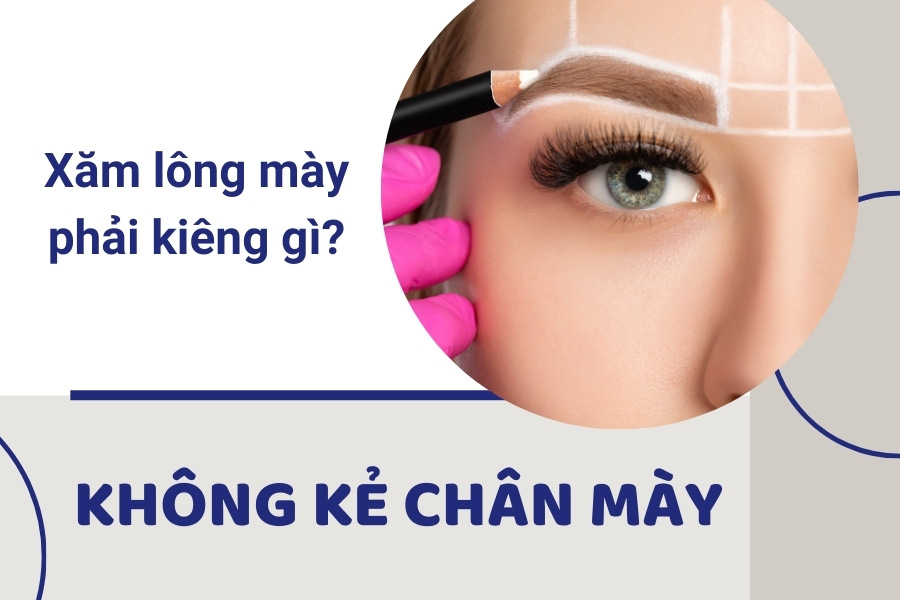 Xăm lông mày kiêng gì - Hạn chế không sử dụng chì kẻ mày Xăm lông mày kiêng gì - Hạn chế không sử dụng chì kẻ mày