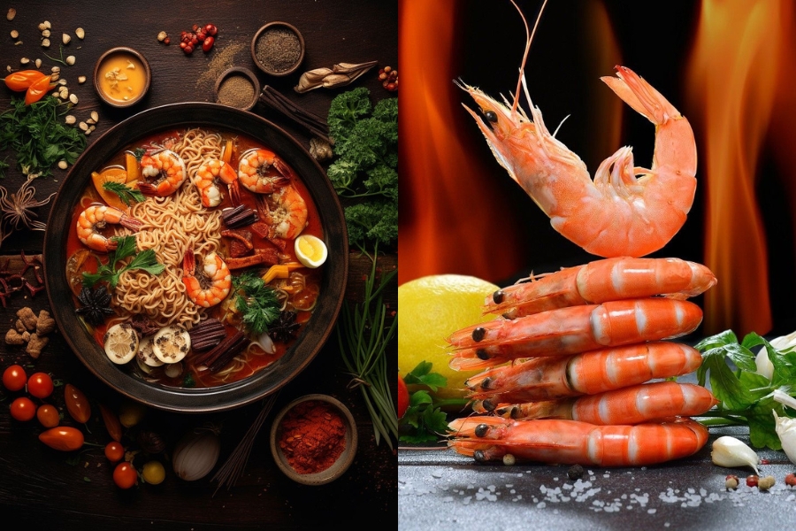 Hải sản chứa nhiều histamin có thể kích thích các phản ứng viêm trong cơ thể