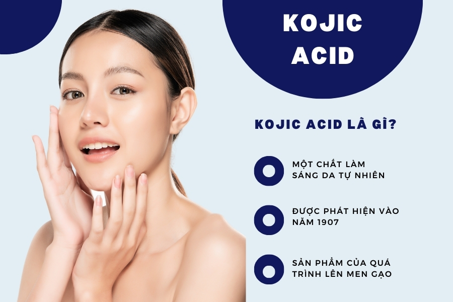 Axit Kojic là một chất làm trắng da tự nhiên, an toàn hơn hydroquinone Axit Kojic là một chất làm trắng da tự nhiên, an toàn hơn hydroquinone
