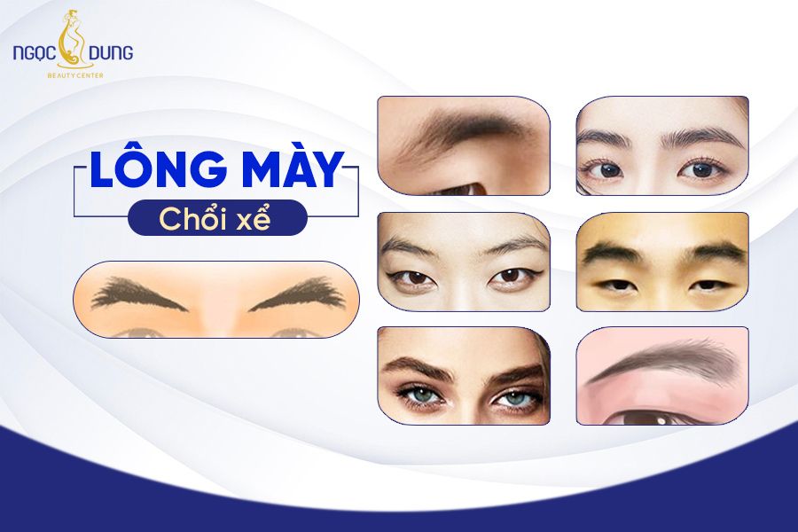 Tướng lông mày chổi xể được xem là dáng mày khá xấu, thường không được đánh giá cao