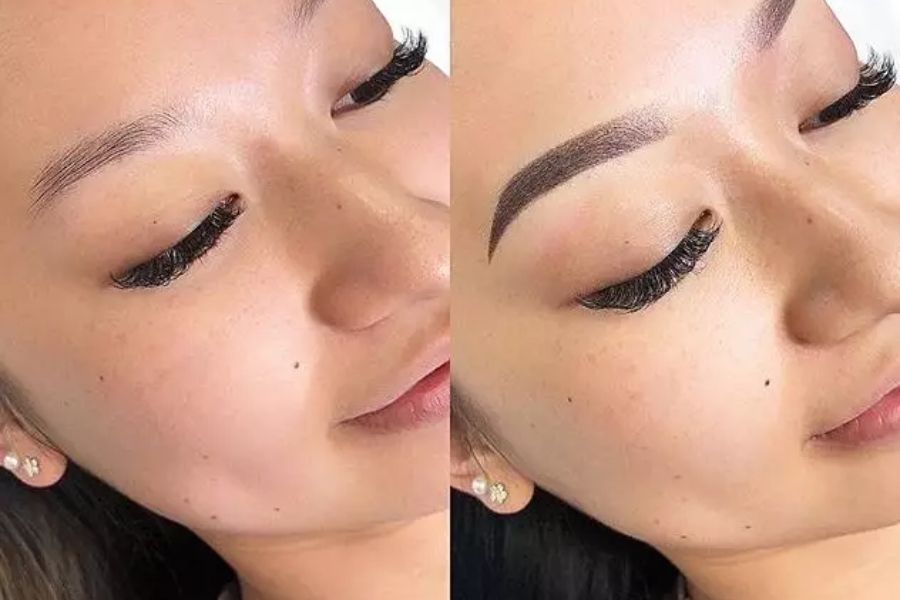 Kỹ thuật khắc chạm Hàn Quốc cho nét mày tự nhiên, sắc nét Kỹ thuật khắc chạm Hàn Quốc cho nét mày tự nhiên, sắc nét