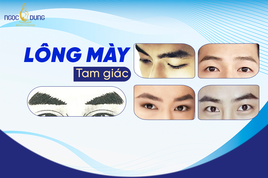 Lông mày tam giác: Đặc điểm nhận biết và ý nghĩa phong thủy