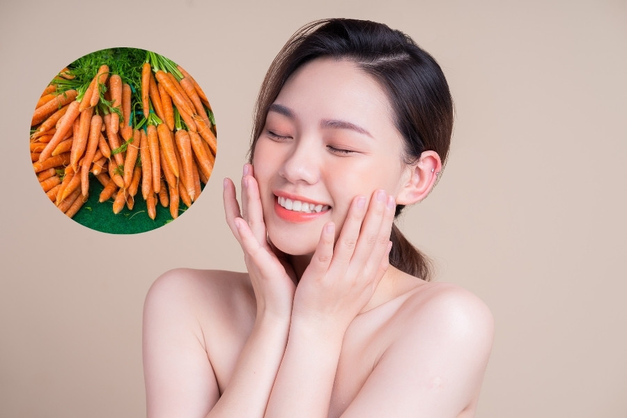 Bật mí 5 công thức mặt nạ cà rốt dưỡng da sáng mịn mờ thâm 2 mat na ca rot co tac dung gi
