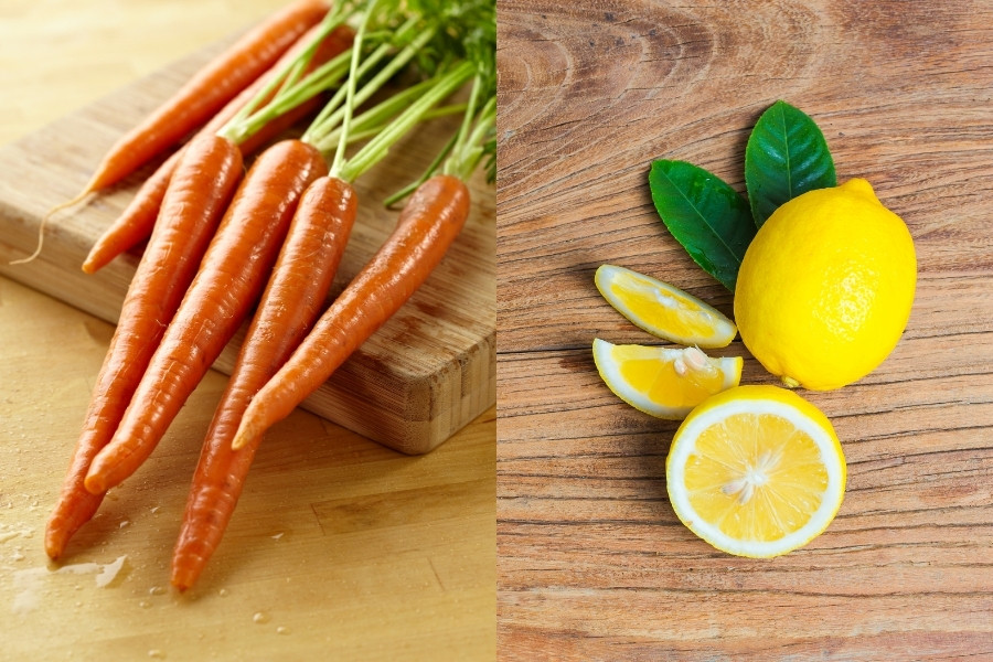 Bật mí 5 công thức mặt nạ cà rốt dưỡng da sáng mịn mờ thâm 4 mat na ca rot va chanh