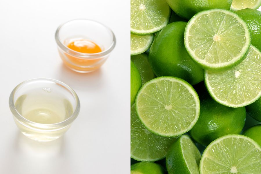 Làm mặt nạ lòng trắng trứng gà mật ong, chanh