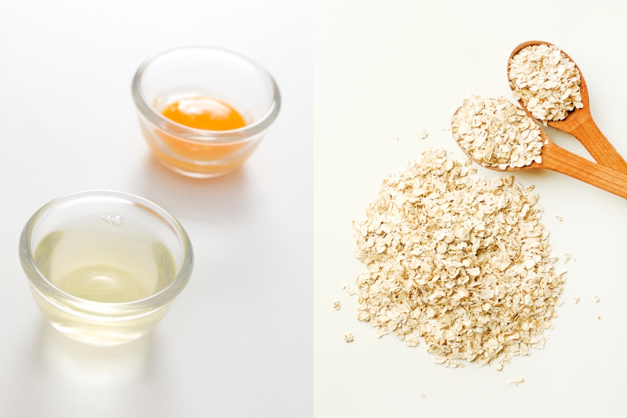 Mặt nạ yến mạch lòng trắng trứng làm sáng da Mặt nạ yến mạch lòng trắng trứng làm sáng da