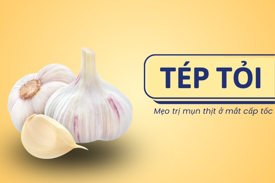 Không chỉ là gia vị nấu ăn mà tỏi còn là phương pháp trị mụn thịt quanh mắt cực hiệu quả Không chỉ là gia vị nấu ăn mà tỏi còn là phương pháp trị mụn thịt quanh mắt cực hiệu quả