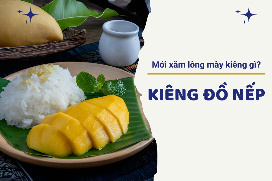 Mới xăm lông mày nên kiêng đồ nếp Mới xăm lông mày nên kiêng đồ nếp