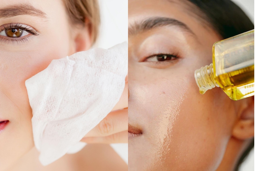 Nên dùng dầu tẩy trang hay nước tẩy trang