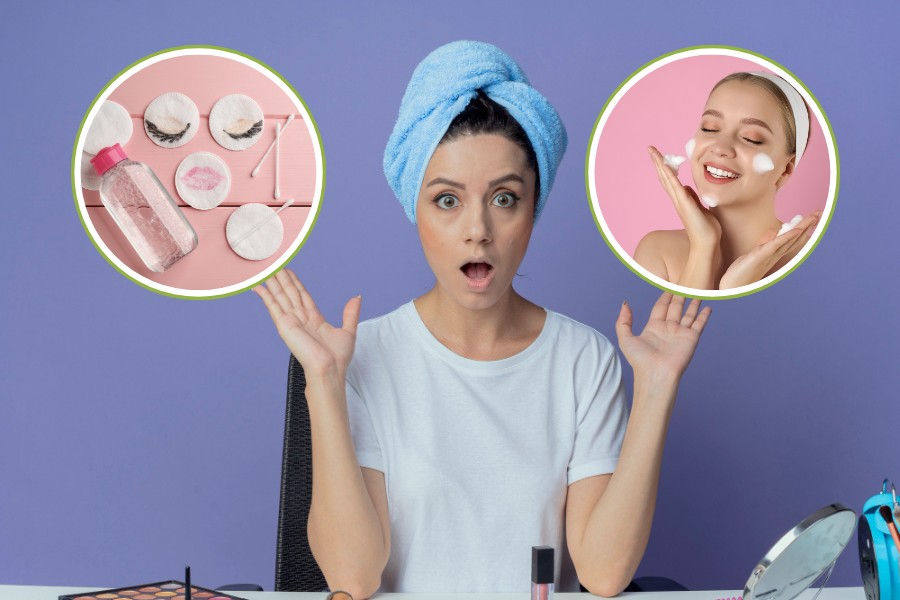 Vậy nên tẩy trang trước hay rửa mặt trước