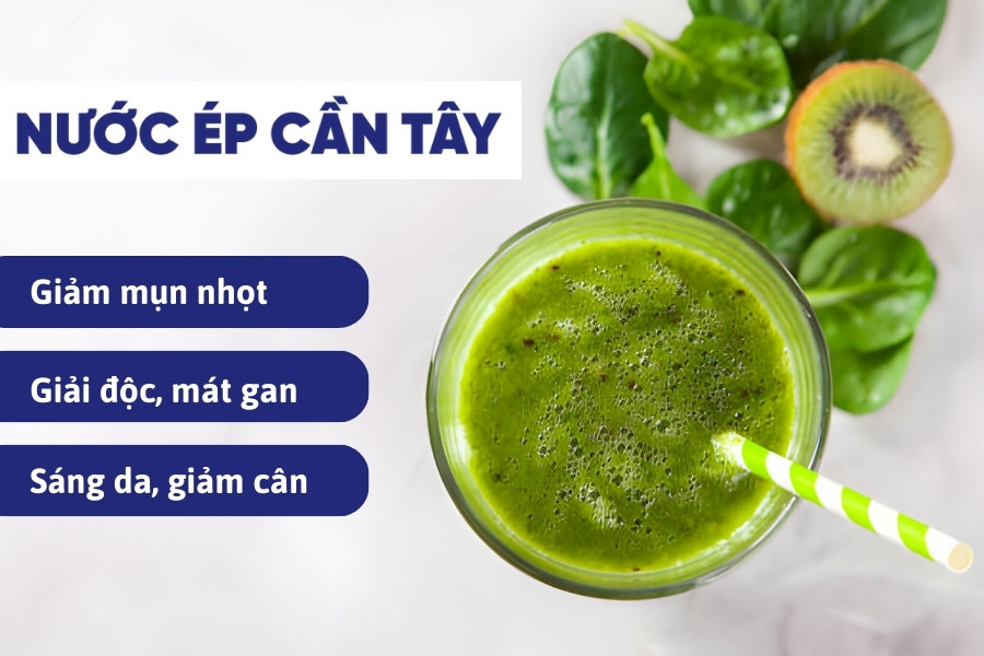 Không chỉ trị mụn, nước ép cần tây còn hỗ trợ loại bỏ độc tố khỏi cơ thể Không chỉ trị mụn, nước ép cần tây còn hỗ trợ loại bỏ độc tố khỏi cơ thể