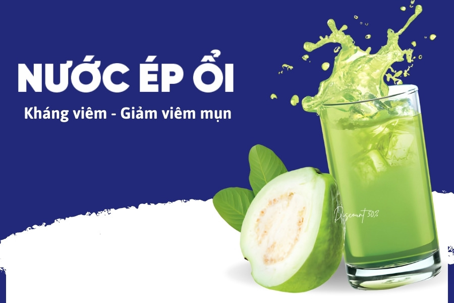 Nước ép ổi hỗ trợ sản sinh collagen, nuôi dưỡng làn da trắng mịn Nước ép ổi hỗ trợ sản sinh collagen, nuôi dưỡng làn da trắng mịn