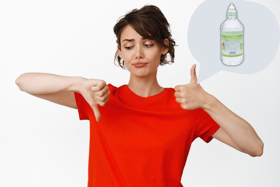 rửa mặt bằng nước ấm pha muối có tốt không