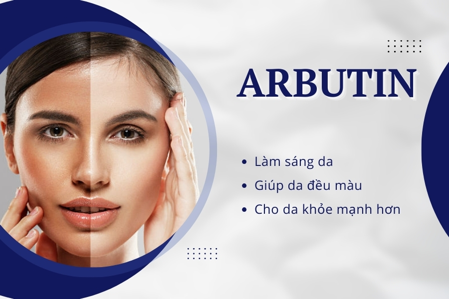Dùng Arbutin dưỡng da trắng sáng, cải thiện làn da không đều màu