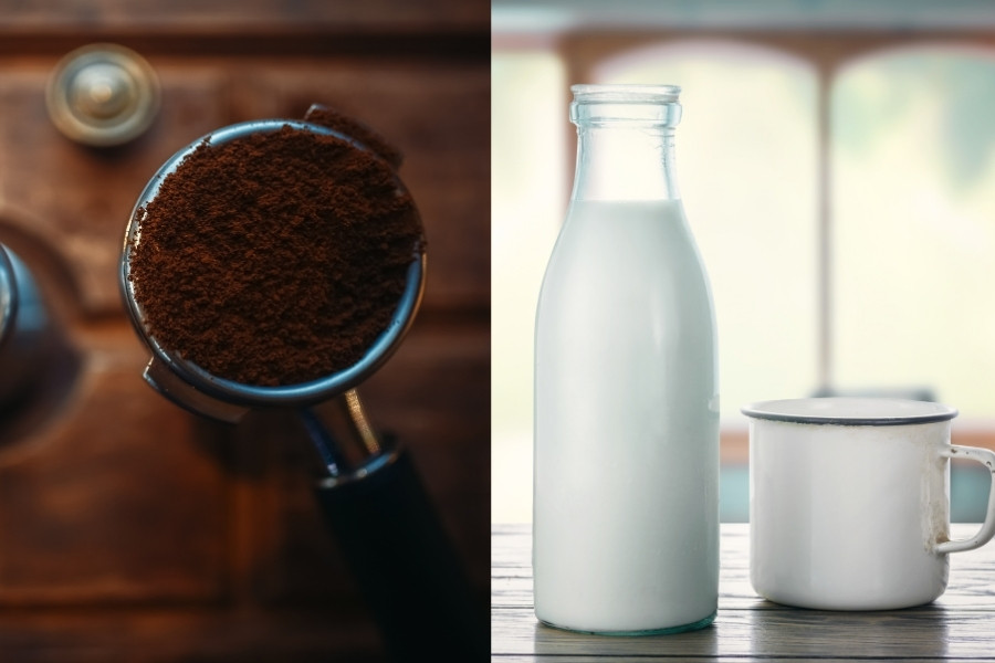 Tẩy tế bào chết bằng cafe và sữa tươi đơn giản hiệu quả