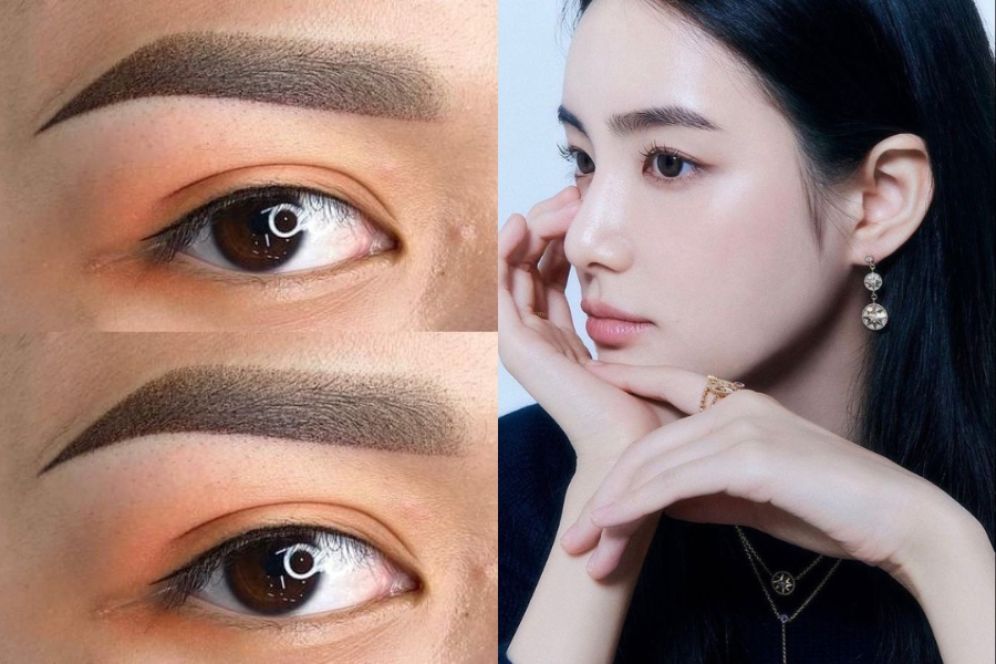 Phun thêu lông mày ngang cho nàng và chàng thêm tinh tế Phun thêu lông mày ngang cho nàng và chàng thêm tinh tế