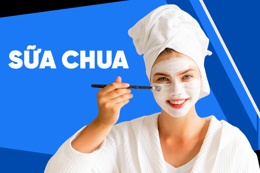 Bạn có thể dùng sữa chua để trị mụn ở mép môi vì trong sữa chua chứa nhiều chất tốt cho da