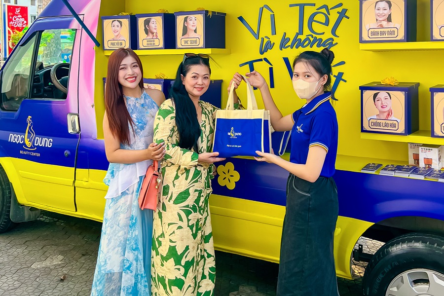 thu mua tì vết Chiến dịch “Vì Tết Là Không Tì Vết” của Hệ thống Thẩm mỹ viện Ngọc Dung