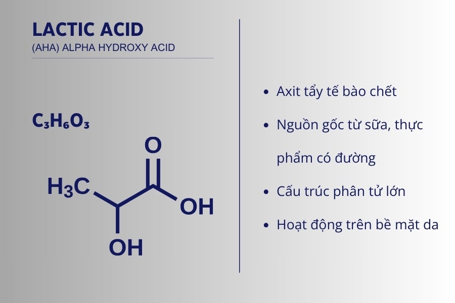 Tìm hiểu về Lactic Acid trong mỹ phẩm