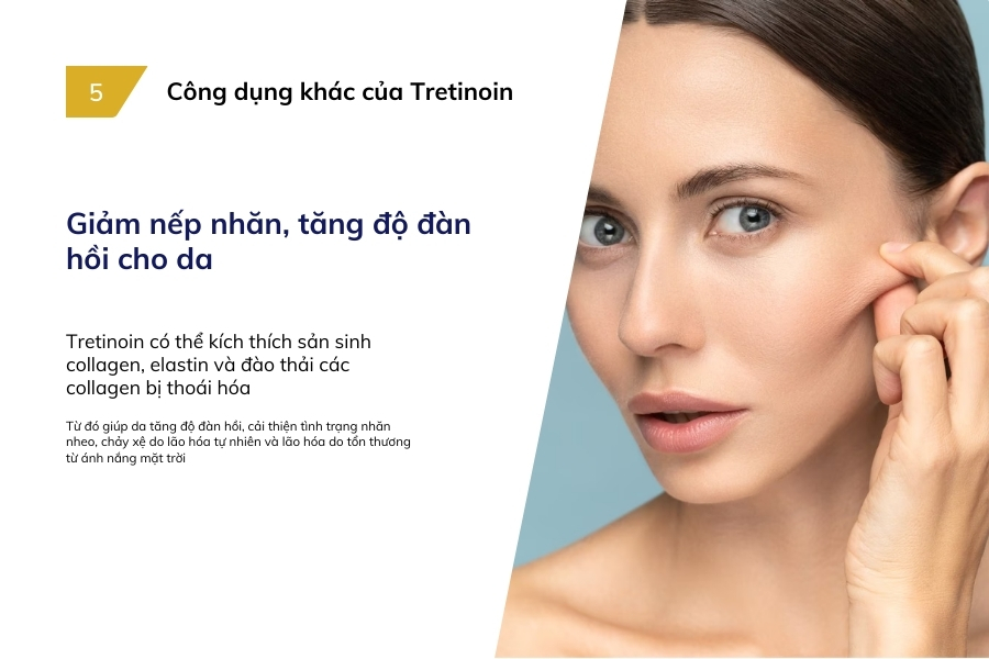 Tretinoin có thể cải thiện nếp nhăn trên da mặt không?