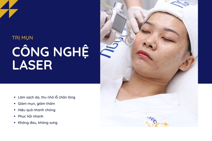 TMV sử dụng công nghệ laser để làm sạch mụn trứng cá và sẹo rỗ TMV sử dụng công nghệ laser để làm sạch mụn trứng cá và sẹo rỗ