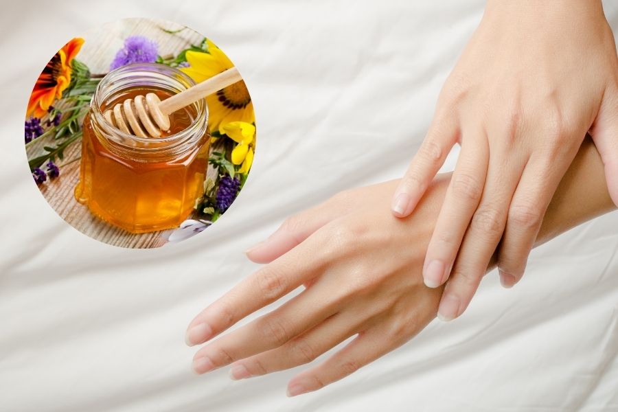 Dưỡng ẩm da tay với mật ong
