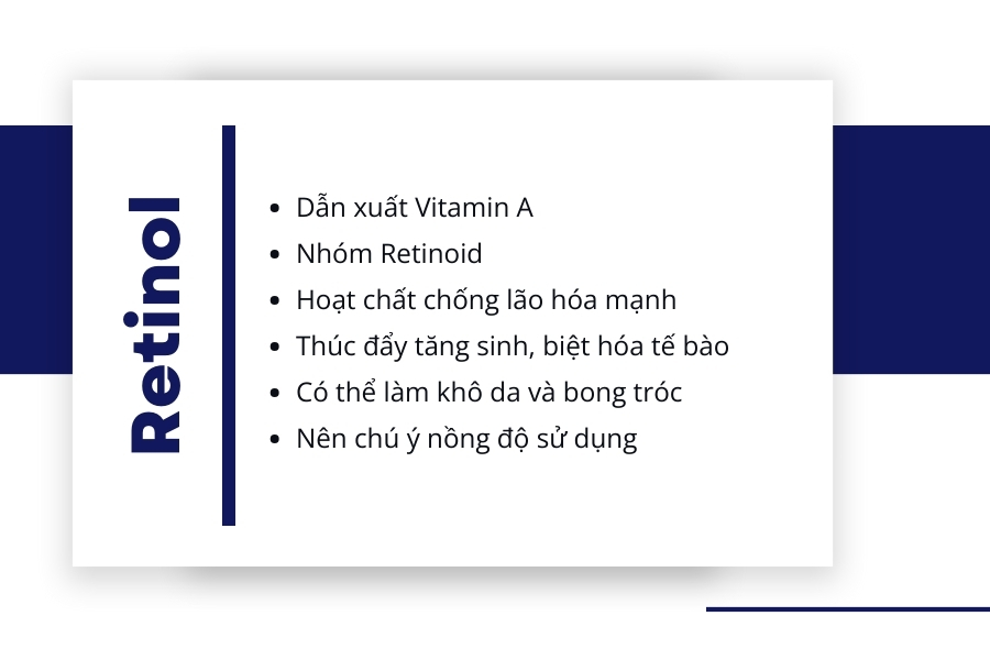 Tác dụng của Retinol đối với làn da của bạn