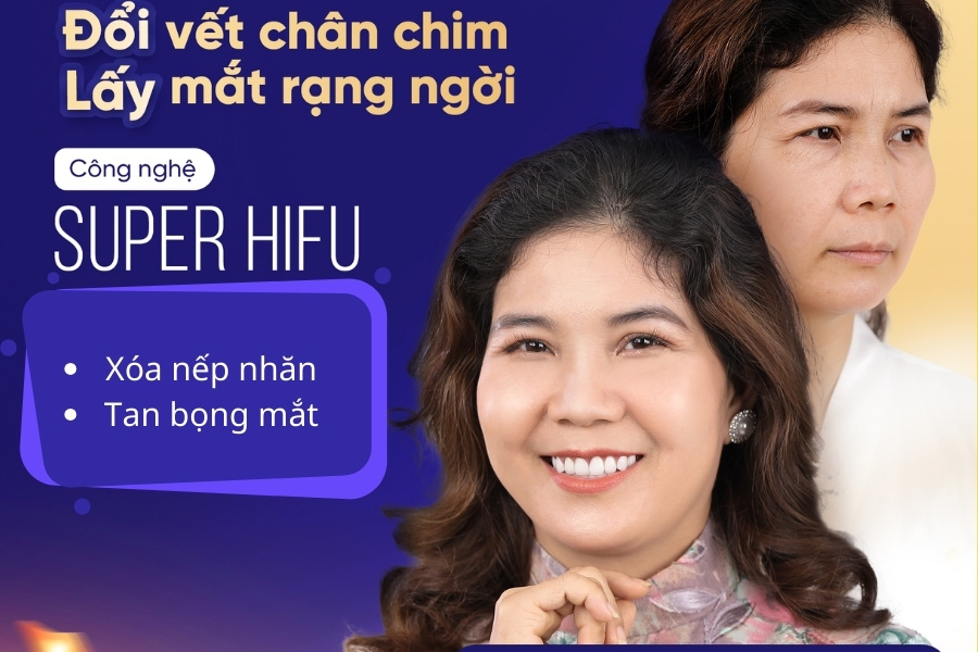 Da căng mịn, nếp nhăn mờ đi, mang lại nét xuân tươi trẻ cho khuôn mặt