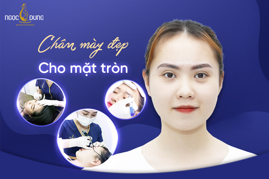 10 dáng chân mày đẹp cho mặt tròn, giúp khuôn mặt thon gọn
