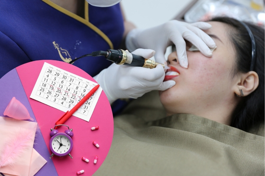 có kinh nguyệt có xăm môi được không có kinh nguyệt có xăm môi được không