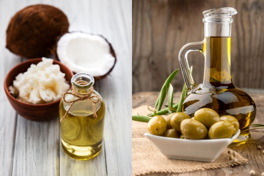 Việc kết hợp giữa dầu dừa và dầu ô liu là phương pháp dưỡng da hiệu quả, giúp bạn duy trì vẻ đẹp tự nhiên của làn da. Trị rạn da bằng dầu dừa và dầu oliu