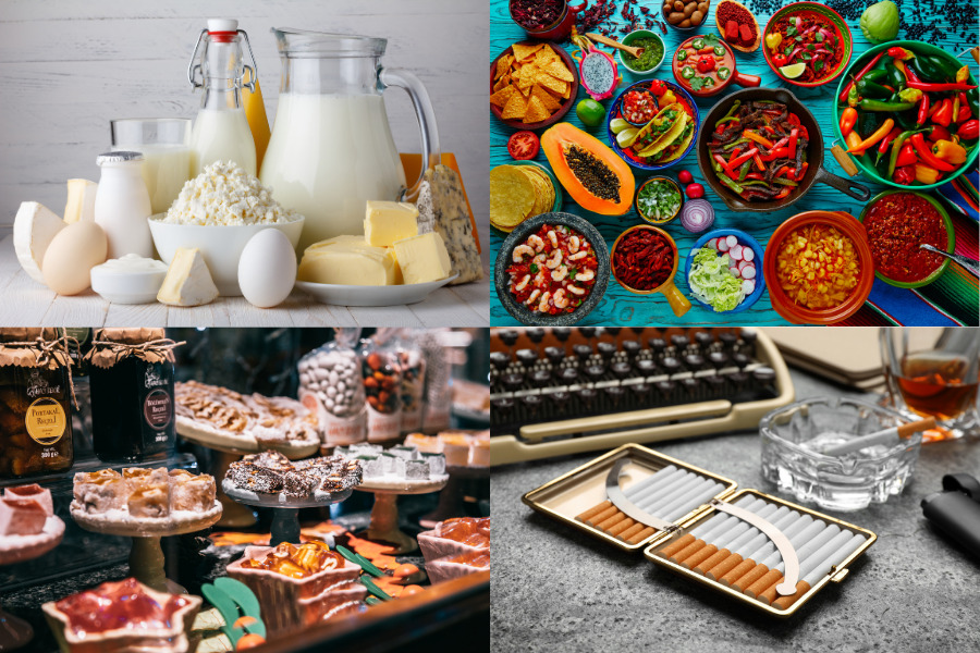 Kiêng các thực phẩm kích thích lông mọc